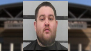 Mugshot of Leslie Clyde Chew, arrested for aggravated assault in Interstate 27 shooting incident.