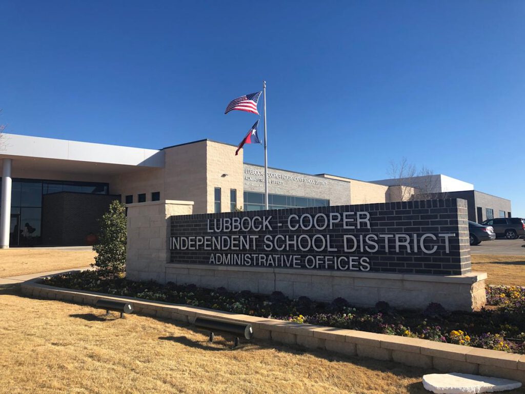 Lubbock-Cooper ISD Administrative Offices, 2023 TEA school ratings show highest performance among Lubbock area districts.