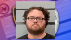 Mugshot of Nathan Grassie, a Lubbock youth advisor on trial for child sexual abuse in 2025.