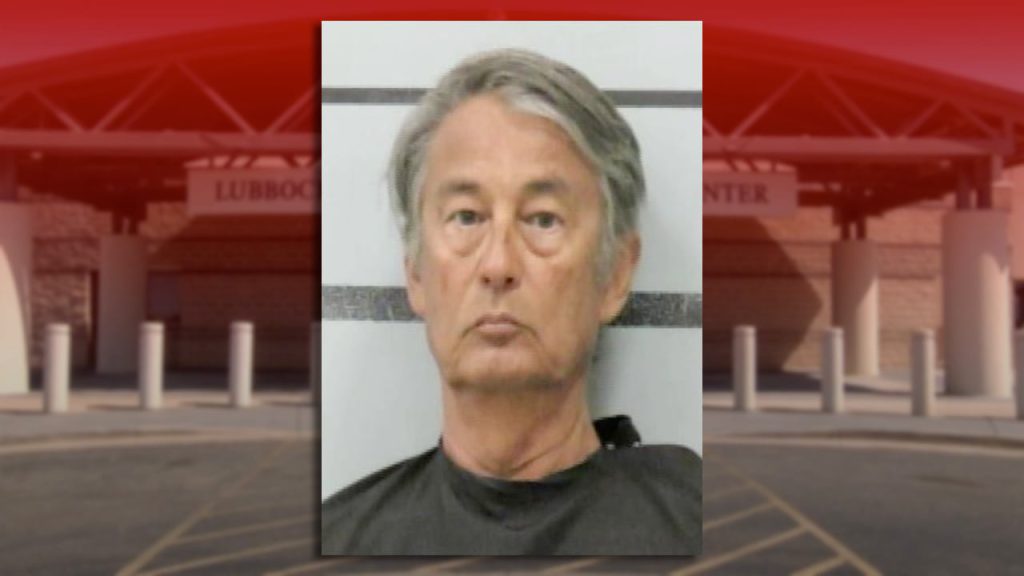 Booking photo of Lubbock anesthesiologist John Quincy Adams, 71, indicted for sexual assault