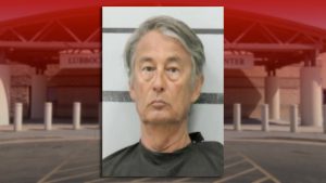 Booking photo of Lubbock anesthesiologist John Quincy Adams, 71, indicted for sexual assault