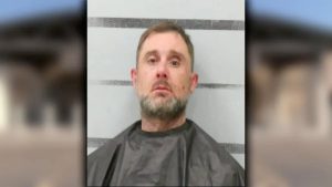 Mugshot of Kory Jolly, a Lubbock man charged with retaliation against a woman, her attorney, and a judge in 2025.