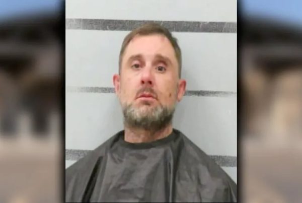 Mugshot of Kory Jolly, a Lubbock man charged with retaliation against a woman, her attorney, and a judge in 2025.