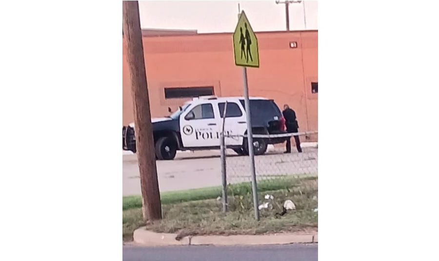 Lubbock police officer seen urinating in public near patrol vehicle behind a local church.