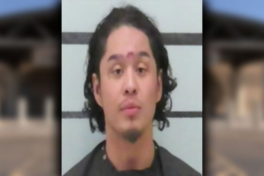 Mugshot of Kaleb Saldana, a 28-year-old Lubbock man arrested for assault, unlawful restraint, and other charges related to an incident at the Alpha Motel.