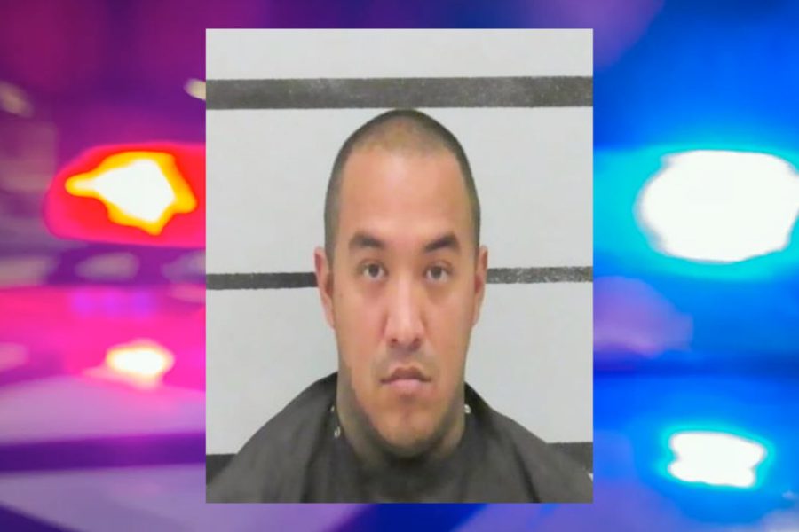 Mugshot of Lubbock man arrested on 17 charges after police found multiple switch conversion kits for firearms during traffic stop.