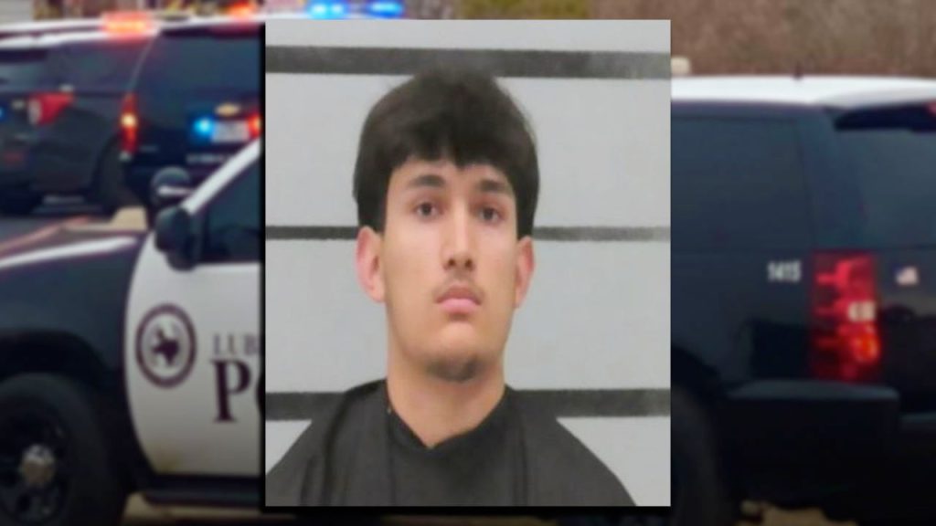 Mugshot of Lubbock teen Andrew Acevedo, arrested in August 2025 on charges of aggravated kidnapping, sexual assault, and assault with a deadly weapon.