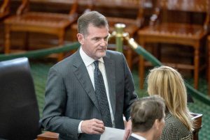 Texas State Senator Brandon Creighton, expected to be named sole finalist for Texas Tech University System chancellor, photographed at the Texas Capitol.