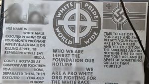 Racist white pride flyer with swastika distributed in Lubbock condemned by mayor and GOP chairman.