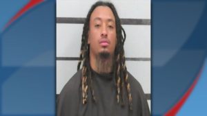 Mugshot of Marquis Diaz, arrested in Lubbock for firing a gun during a brawl involving over 100 people.