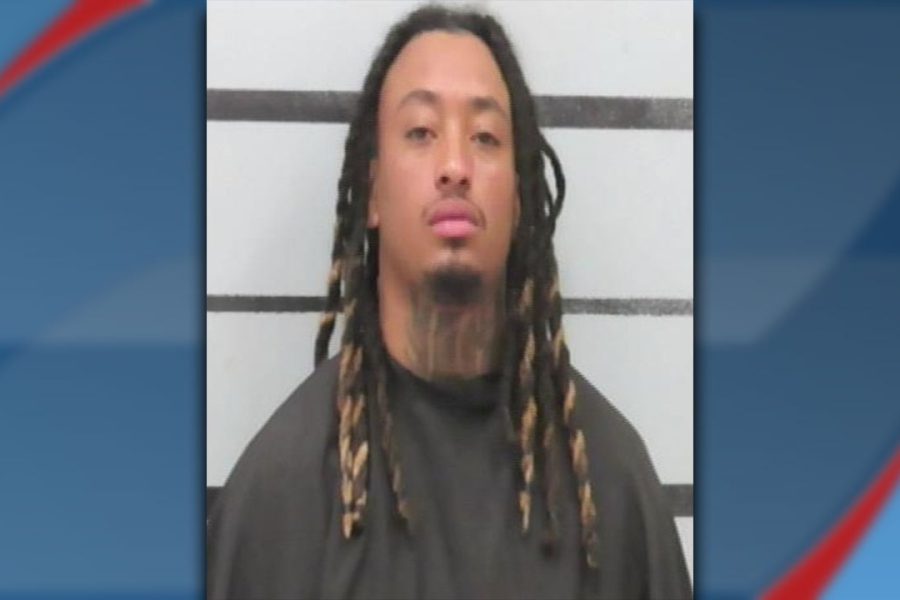 Mugshot of Marquis Diaz, arrested in Lubbock for firing a gun during a brawl involving over 100 people.