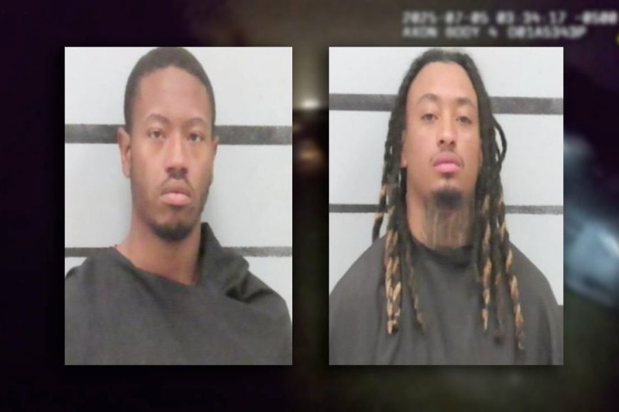 Mugshots of Reginald Washington, 23, and Marquis Diaz, 24, arrested in connection with July 5 Lubbock gas station shooting.