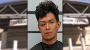 Mugshot of Milton Melgar-Cruz after arrest in Lubbock for aggravated assault and firing a gun at group including a victim holding a baby.