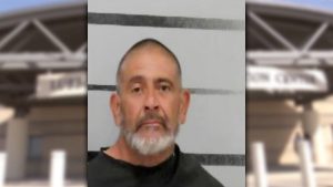 Mugshot of Paul Aguilar, 53, arrested in Lubbock for assaulting a pregnant woman, October 2025.