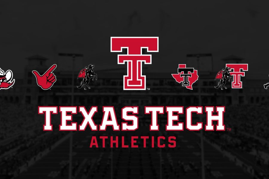 Texas Tech Athletics unveils the modernized Double T logo for 2026 with classic Red Raider emblems in the background.