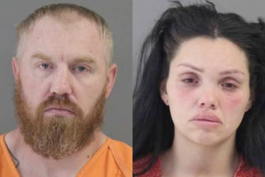 Mugshots of Seth and Markeya Russell in Gaines County who were arrested in connection with a child injury investigation.