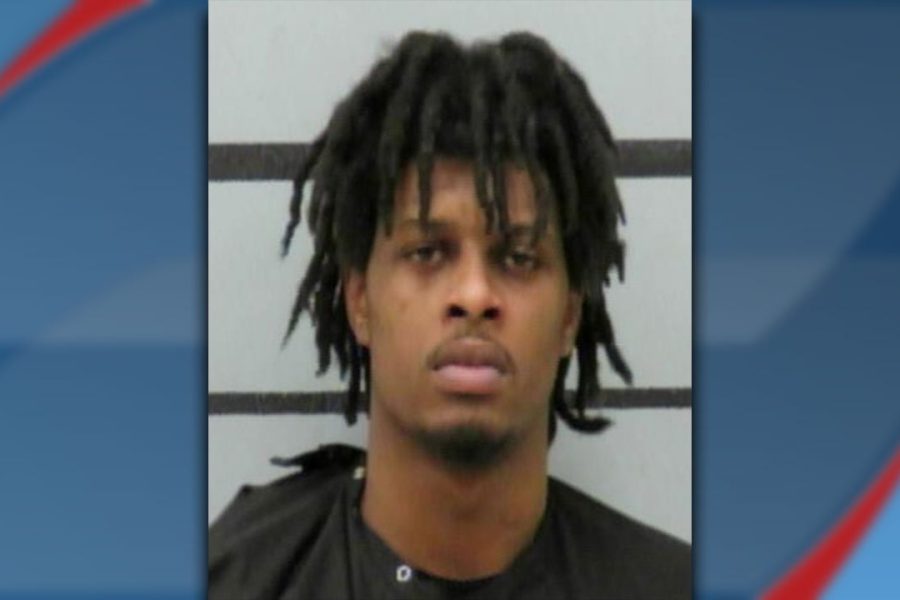 Mugshot of Kesjon Reed in Lubbock County Detention Center after arrest for aggravated assault.
