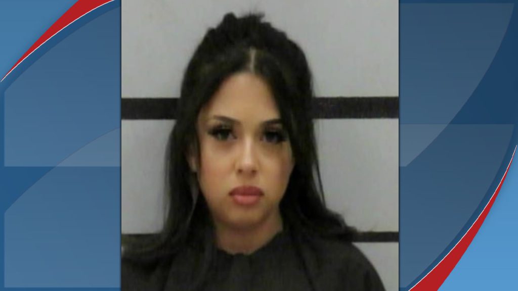 Mugshot of Kaitlin Garcia, looking remarkably calm for someone recently indicted for allegedly turning a Lubbock child exchange into a high-stakes standoff on University Avenue.