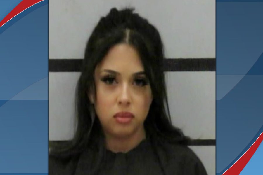 Mugshot of Kaitlin Garcia, looking remarkably calm for someone recently indicted for allegedly turning a Lubbock child exchange into a high-stakes standoff on University Avenue.