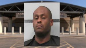 Mugshot of murder suspect David Thomas, also known as DLock, following his arrest in Lubbock.